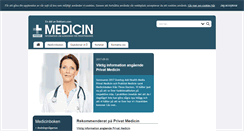 Desktop Screenshot of privatmedicin.se