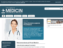 Tablet Screenshot of privatmedicin.se